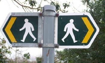Walking sign